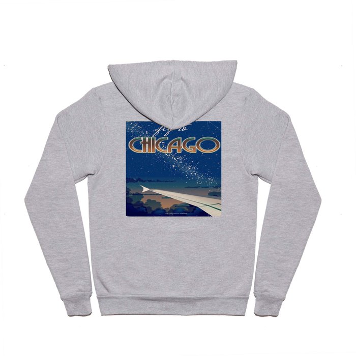 Fly to Chicago Hoody