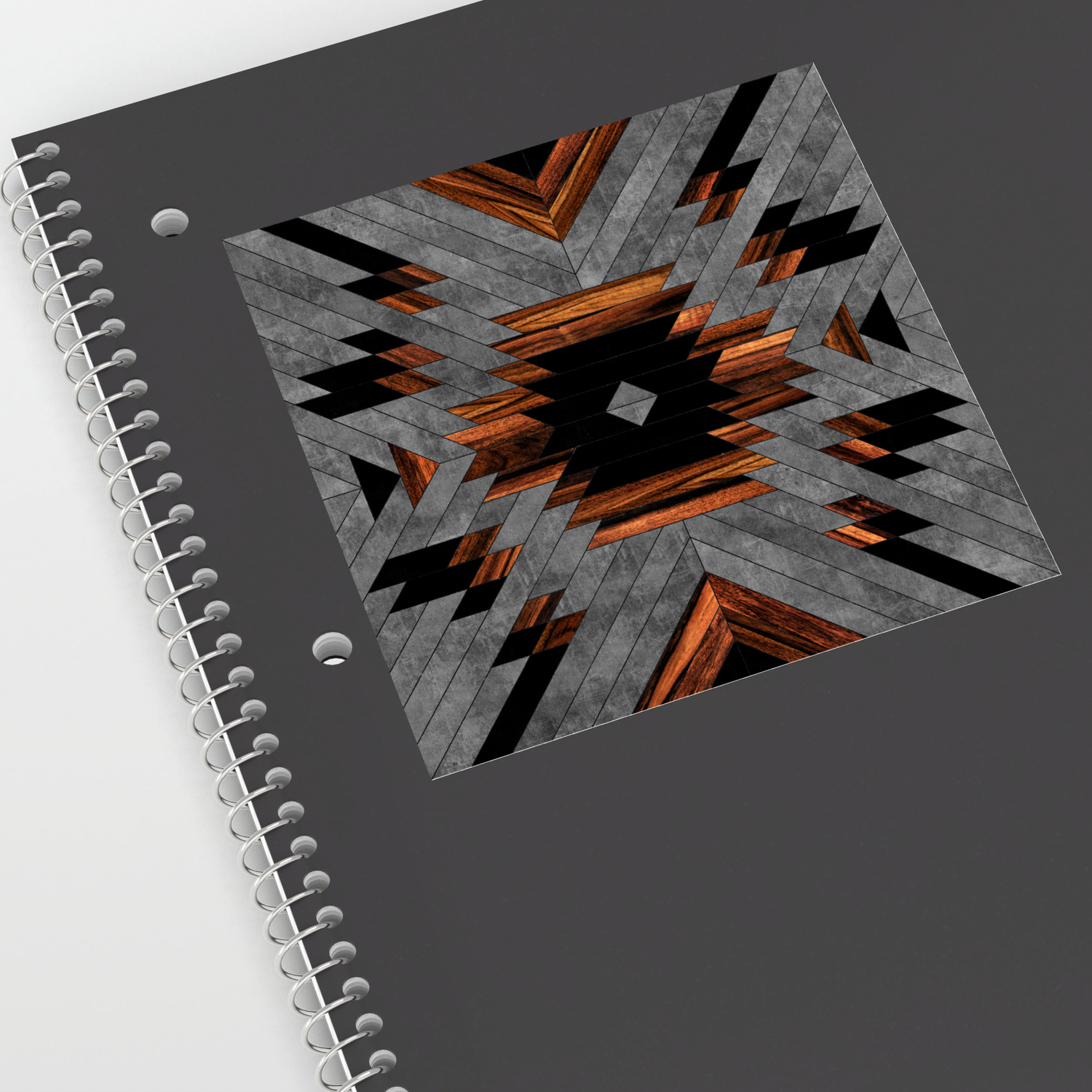 Urban Tribal Pattern No 6 Aztec Concrete And Wood Sticker By Zoltanratko Society6