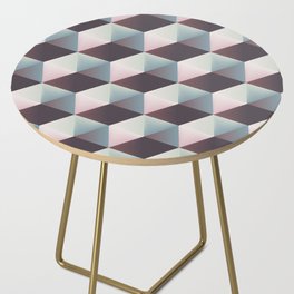 3D Hexagon Gradient Side Table