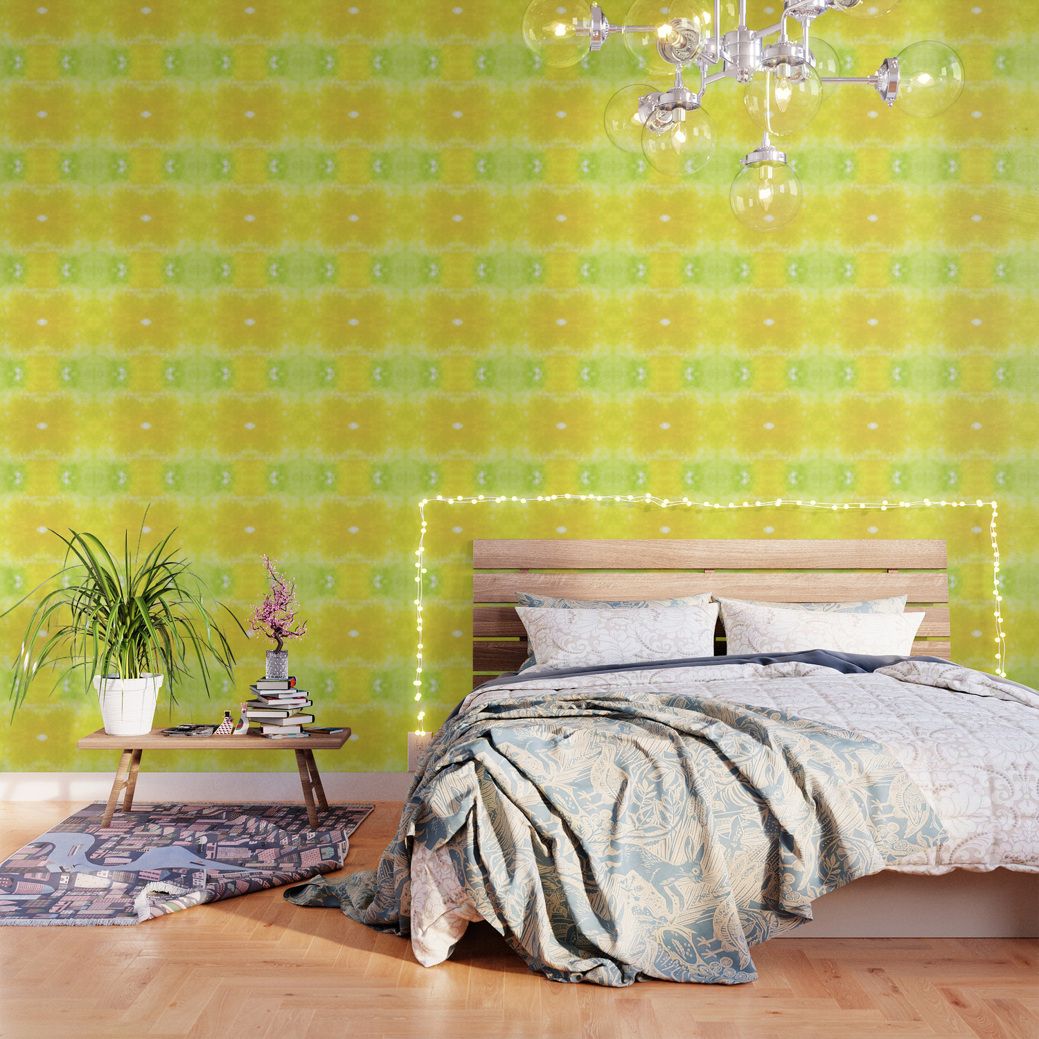 Lemon Jello Triangles Design Wallpaper By Nessikk Society6