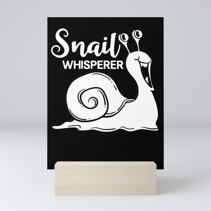 Giant African Snail Tiger Slug Achatina Pet Mini Art Print