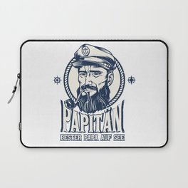 Papitän Captain Papa German Laptop Sleeve