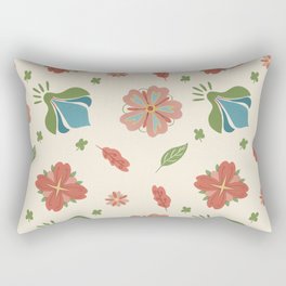 Flowers - Art nouveau vibes Rectangular Pillow