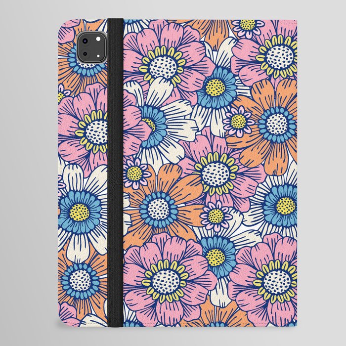 Hippy Flower Power #4 iPad Folio Case