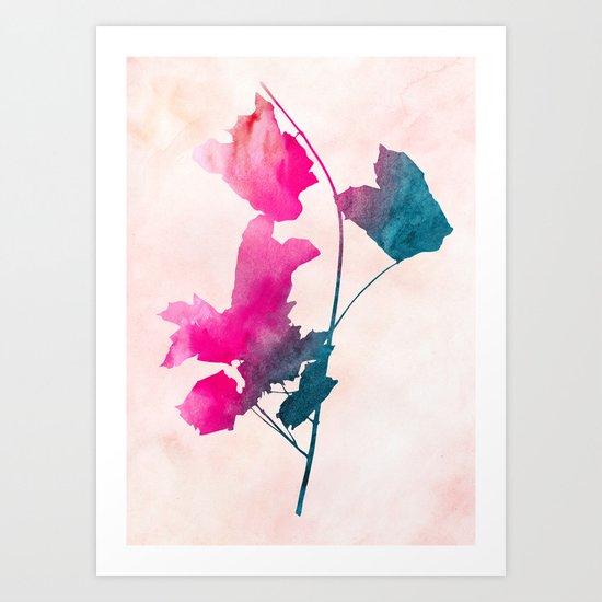 maple 1 watercolor by Jacqueline Maldonado & Garima Dhawan Art Print