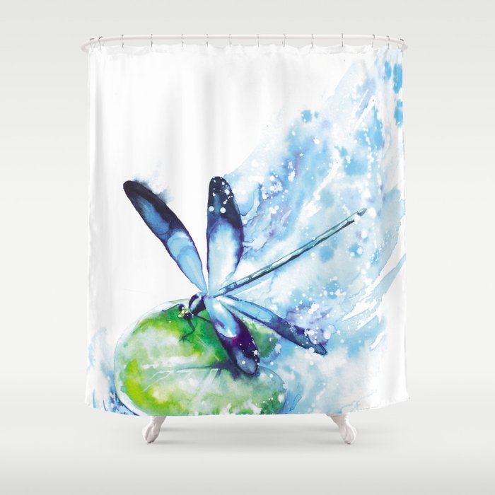 Dragonfly Shower Curtain