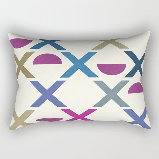 Abstract Unique Pattern Rectangular Pillow