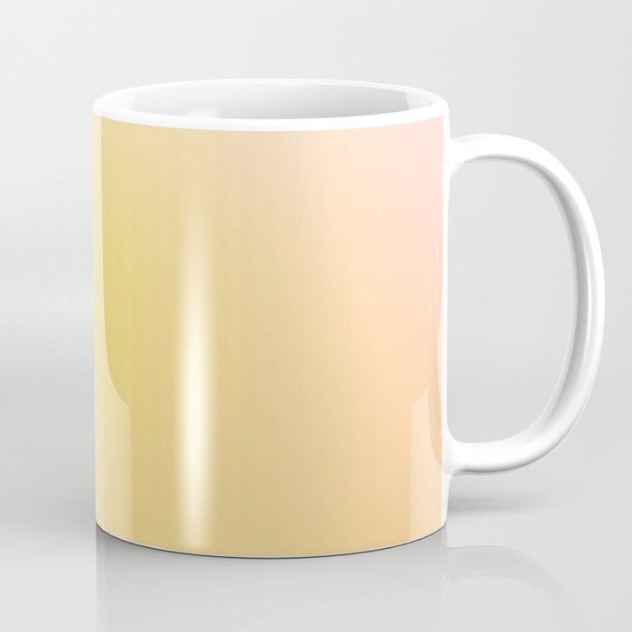 Sunset Orange Yellow And Pink Gradient Color Ombre Background Coffee Mug