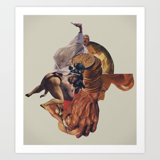 Blind Exodus Art Print