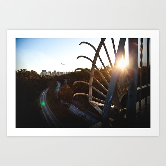 San Diego - Balboa Bridge Art Print