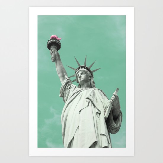 Lady Liberty Art Print
