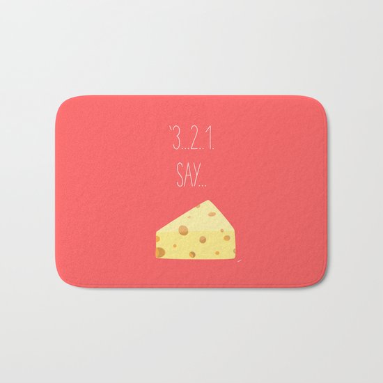 '3...2..1 Say Cheese!' Bath Mat