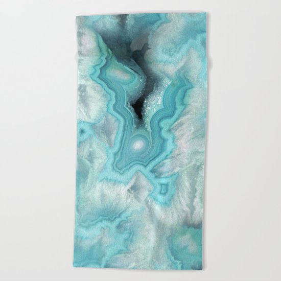 Aqua Sea Stone Beach Towel