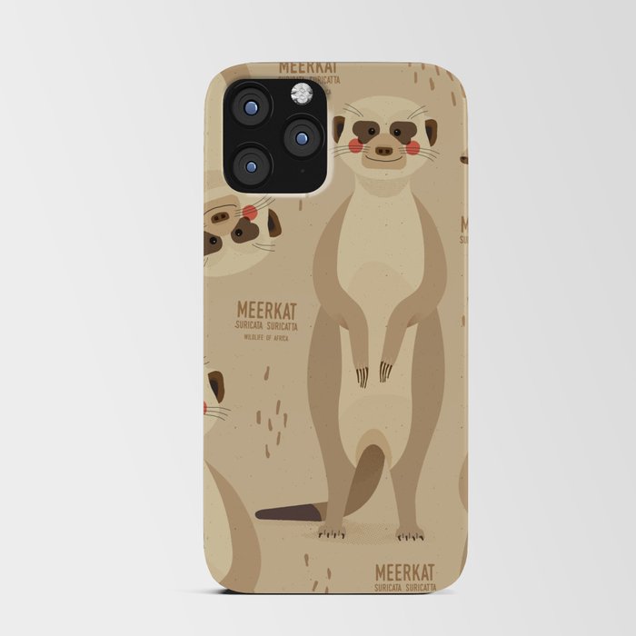 Meerkat, Wildlife of Africa iPhone Card Case