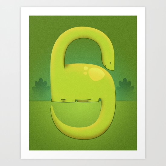 Dino Art Print