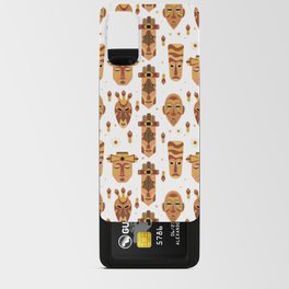 African Masks Pattern Android Card Case