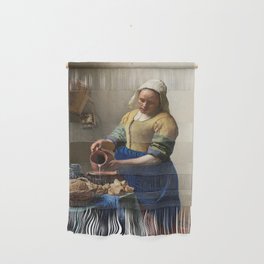 The milkmaid, Johannes Vermeer, ca. 1660 Wall Hanging