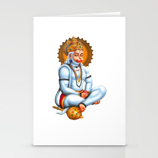 Lord Hanuman Stationery Cards