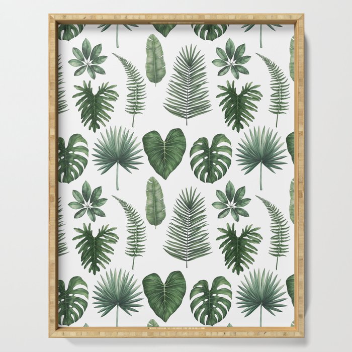 Tropical Leaves Serving Tray