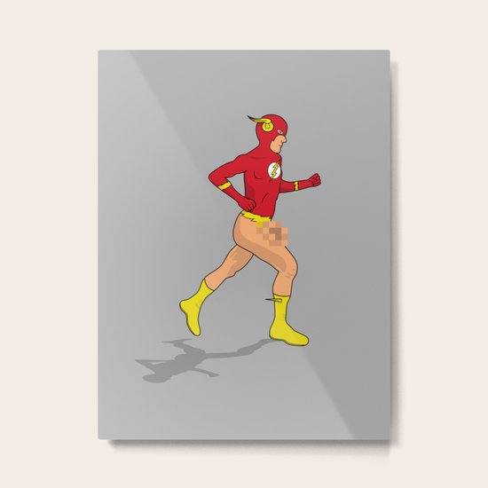 The Flash Metal Print