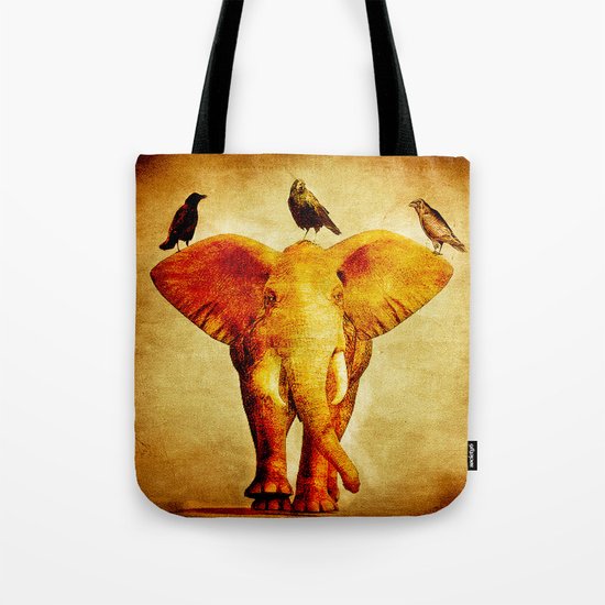 Perch of ravens Tote Bag
