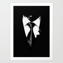 Suit & Tie Art Print
