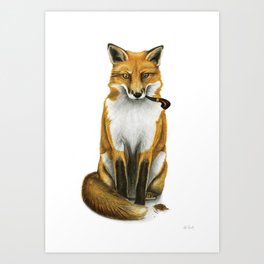 Fox of the Baskervilles Art Print