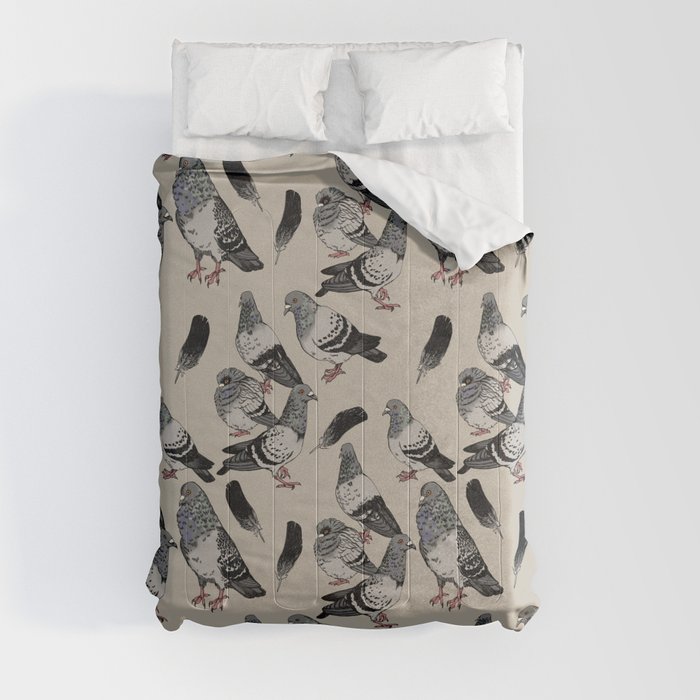 Pigeon Pattern Comforter