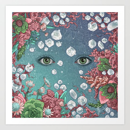 The sorrow Art Print