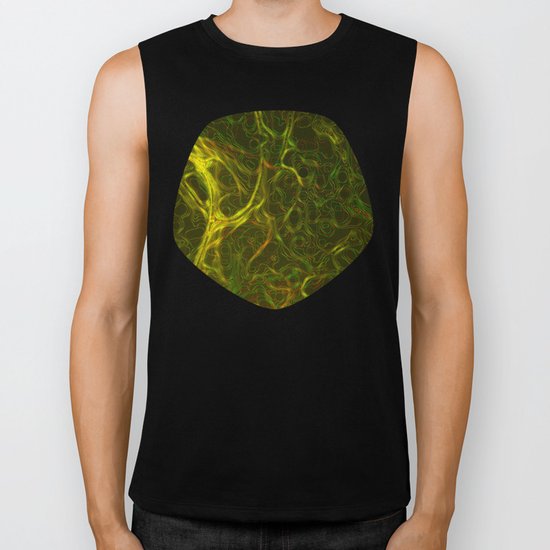 Solar Flare Waves Biker Tank