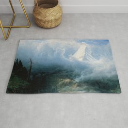 Albert Bierstadt - Storm on the Matterhorn Rug