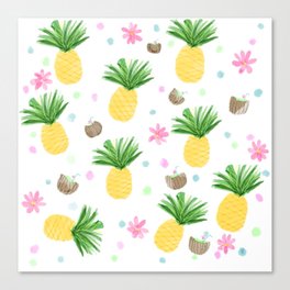 Pineapples Canvas Print