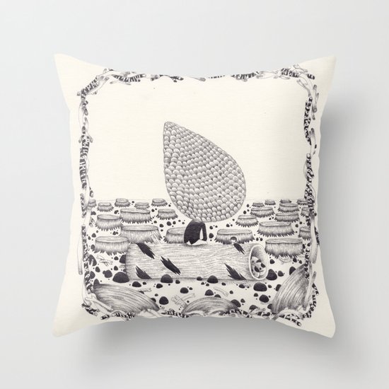 sad Throw Pillow