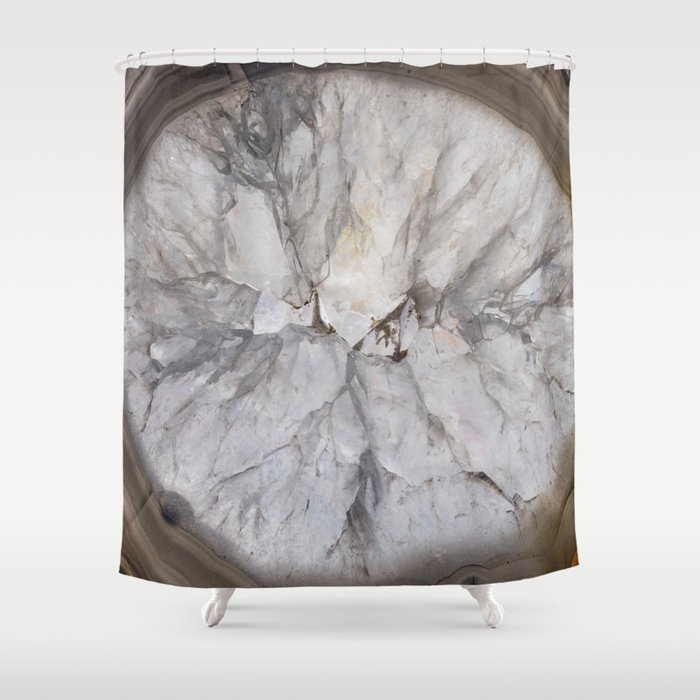 Crystal Geode Shower Curtain By Rogerporter Society6