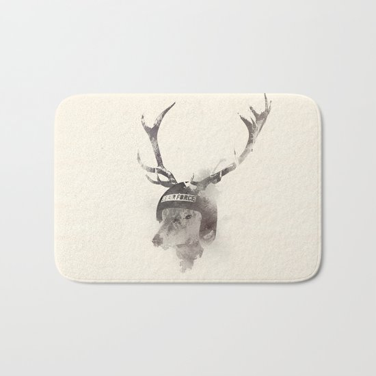 In the memory of Buzz Harley Bath Mat
