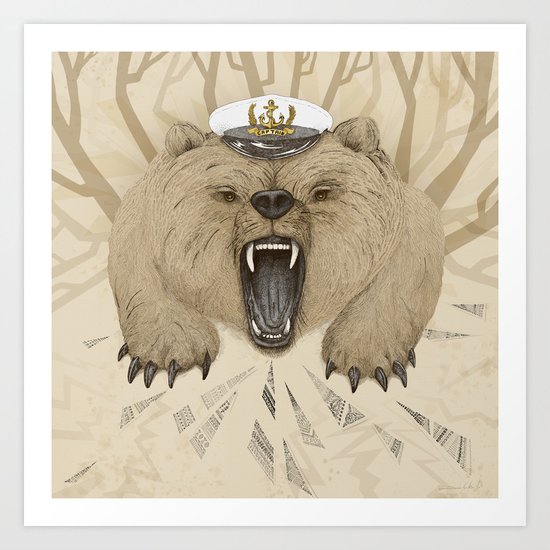 Roar of the Bear Art Print