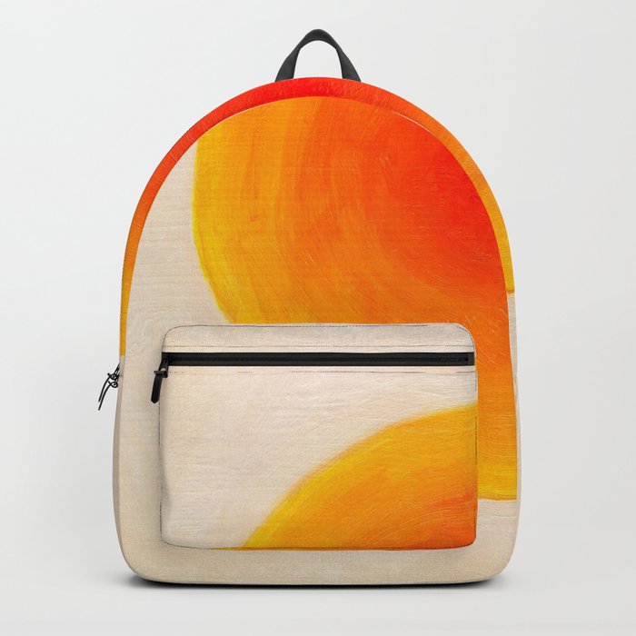 Rising sun gradient - Abstract oil painting Backpack