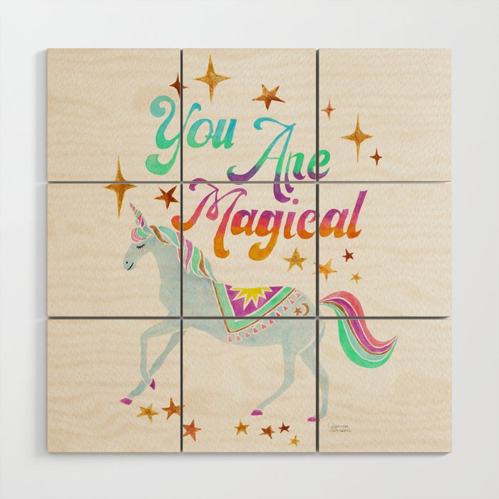 You Are Magical - Unicorn Wood Wall Art