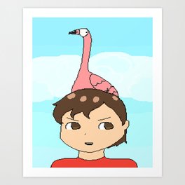 Pink Flamingo Art Prints For Any Decor Style Society6