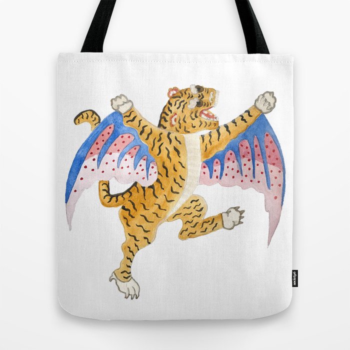 Flying Tiger Popsicle Tote Bag