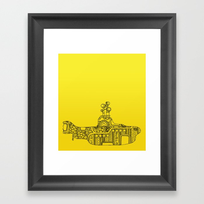 Yellow Submarine Solo Framed Art Print