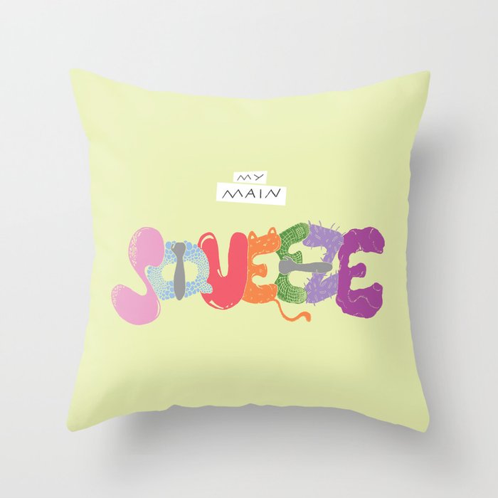 Main Squeeze Throw Pillow