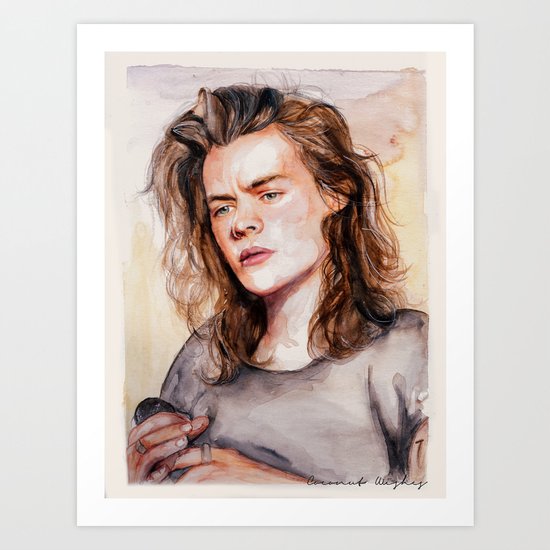 Harry watercolors III Art Print
