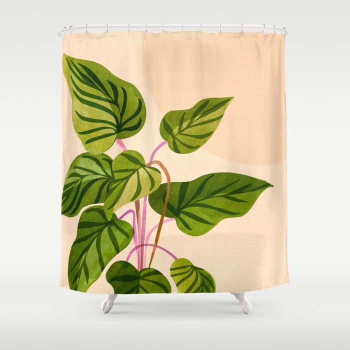 Thriving In The Sun - Cute Botanical Painting Shower Curtain