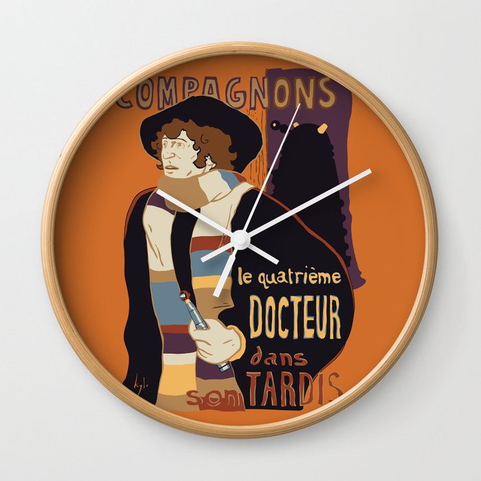 Le Fourth Doctor Wall Clock