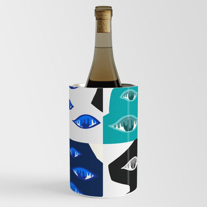 The crying eyes patchwork 2 Wine Chiller