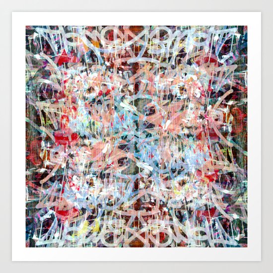 Thursday 11 April 2013: turn it on intertwined machinations yielding turns Art Print