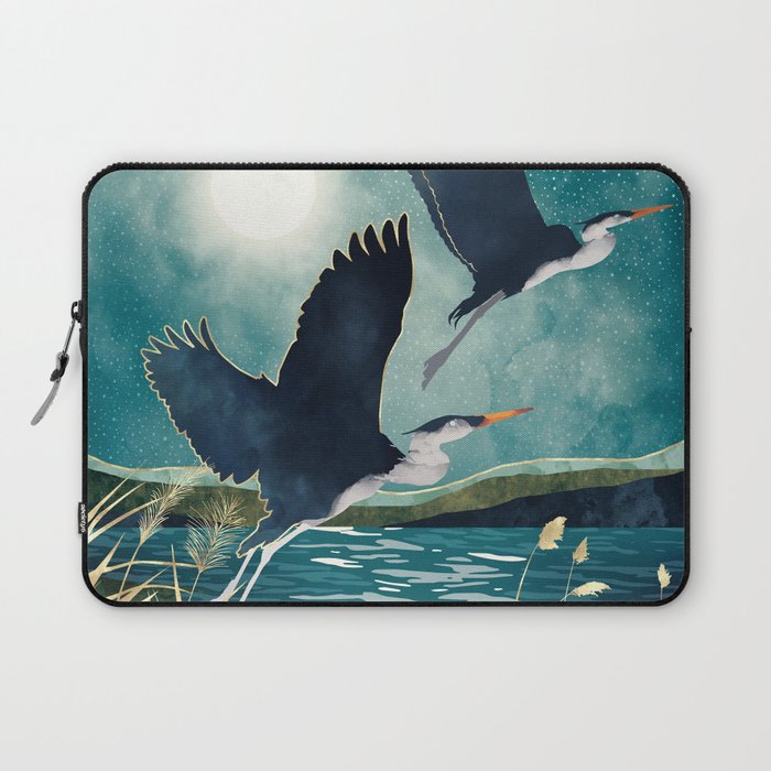 Evening Heron Laptop Sleeve