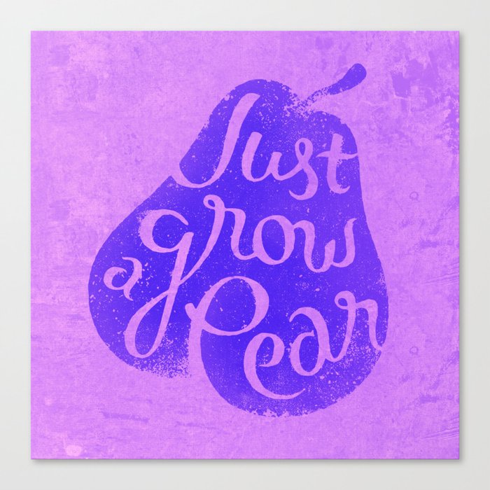 Grow a Pear Canvas Print