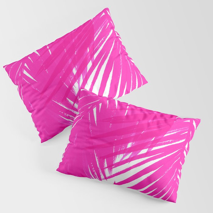 Palms Fuchsia Pillow Sham